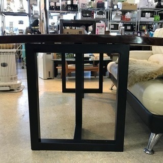 一枚板ダイニングテーブル　ブビンガ 無垢材