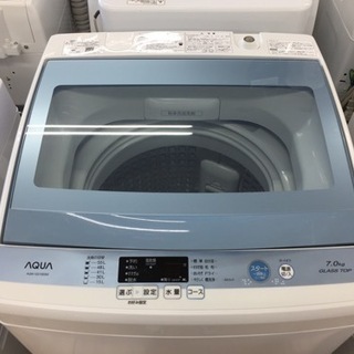 AQUA（アクア）の洗濯機2017年製（AQWｰGS70E）です。【トレファク東 