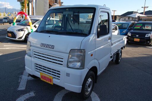 自社ﾛｰﾝもok ｽｽﾞｷｷｬﾘｨ ｴｱｺﾝ ﾊﾟﾜｽﾃ ﾊﾟｰﾄ4wd 5mtとフル装備 入庫しました Proth 国母のキャリイの中古車 ジモティー