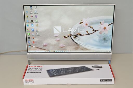 中古良品 一体型パソコン Windows10+office NEC DA370/F Celeron-3855U/爆速SSD525GB/メモリ4GB/23.8インチ/無線/DVDマルチ/テレビ機能