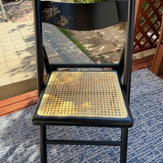 ラタンの椅子