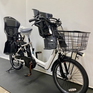 電動自転車 パナソニックギュット　20インチ　3段　8.9Ah充電器あり 591 パナソニック ギュットアニーズ 20インチ 3人乗り 8.9ah 高