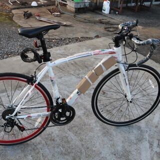 ロード　14段　新車未使用展示車　700×28C 値下げ 700×28C 14段ギア 新車展示車 ドロップハンドル