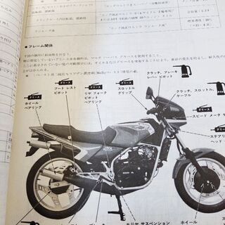 広島発！　希少！MC09  HONDA　MVX250F サービスマニュアル - バイク