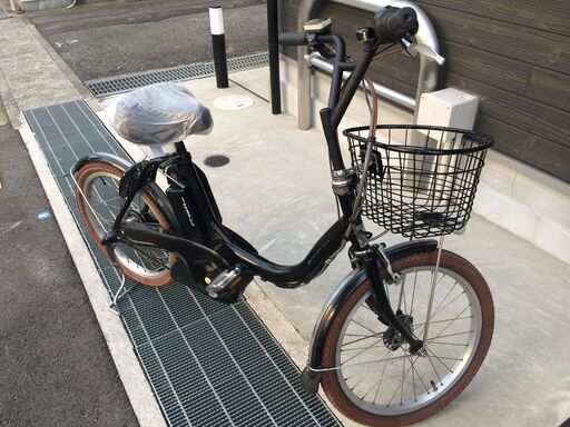 地域限定送料無料　ヤマハ　パス　シティ　C　新基準　20インチ　小径車　黒　グリッター　シュガードロップ　神戸市　電動自転車