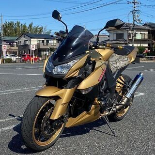 車検 R5/4迄 kawasaki カワサキ Z1000 D型 ゴールド トリックスター ETC フェンダーレス タイヤバリ溝