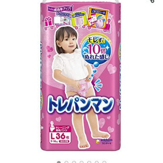 【ネット決済】(36枚入り5パックセット)トレパンマンの女の子用...