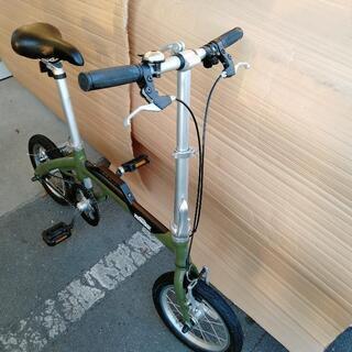 美品！OUT RUNK 折り畳み自転車　14インチ　アルミフレーム