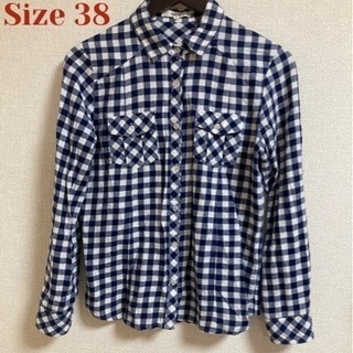 【お取引中】OZOC ﾚﾃﾞｨｰｽ Size 38 チェックシャツ