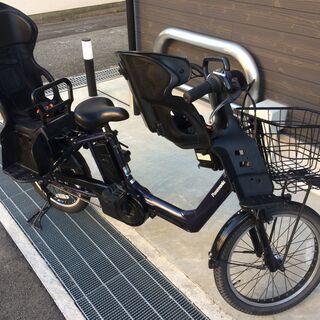 地域限定送料無料　ギュットアニーズ　子供乗せ　8,9AH　黒　神戸市　電動自転車 公式】ギュット・アニーズ・DX｜電動アシスト自転車｜Panasonic
