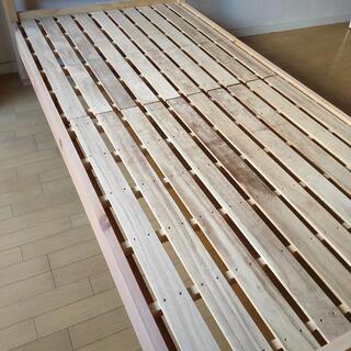 木製ベッド枠 引き取り限定