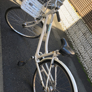 ブリヂストン　自転車　白　売却済み！