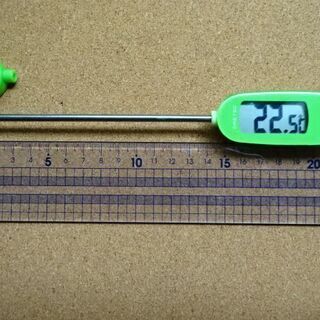 DRETEC 温度計（ライムグリーン）