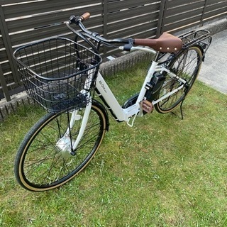 【ネット決済】ほぼ新品。折りたたみ式の電動アシスト自転車！！
