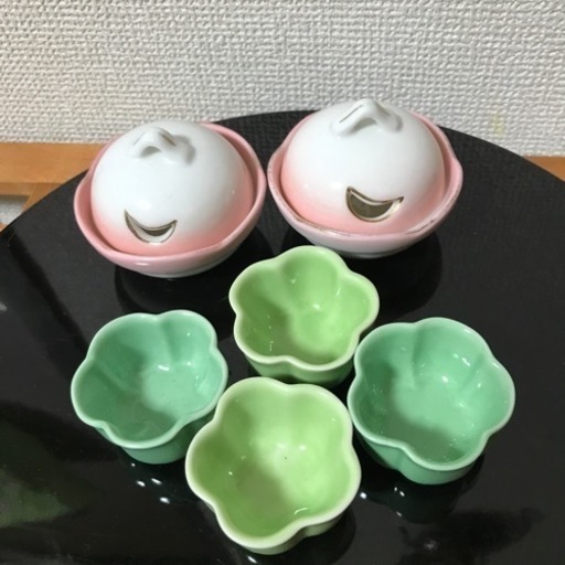 可愛い豆皿蓋付小鉢合計6点 ナポ 藤が丘の食器 和皿 の中古あげます 譲ります ジモティーで不用品の処分