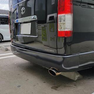 ハイエース 200系 リアバンパー ステップ無し スムージング