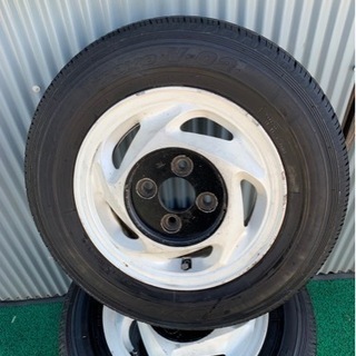 旧車、AUDIRE REVアルミホイールタイヤ4本セット