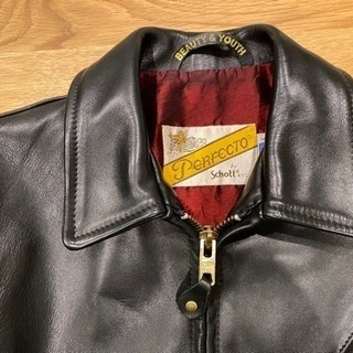 schott × beauty & youth レザージャケット