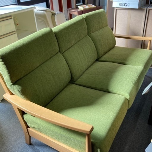 緑色 ソファー