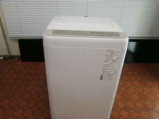 ID 986991　洗濯機パナソニック5.0Kg　２０２０年製　AN-F50B13