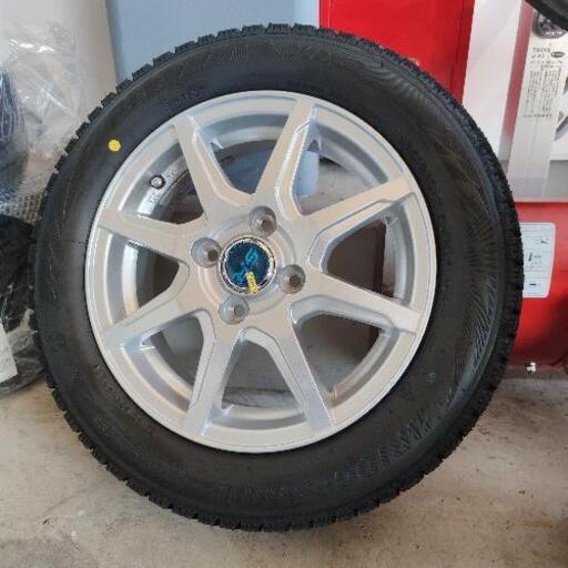 155/65R14 VRX2 21年製造 アルミセット ナット付き 処分セット！