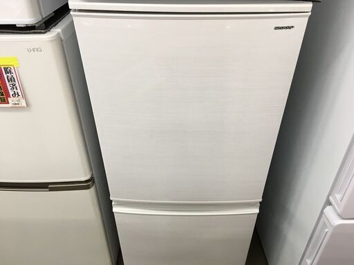 ｼｬｰﾌﾟ SJ-D14-W 冷蔵庫 137L 中古品 2018年製 SHARP