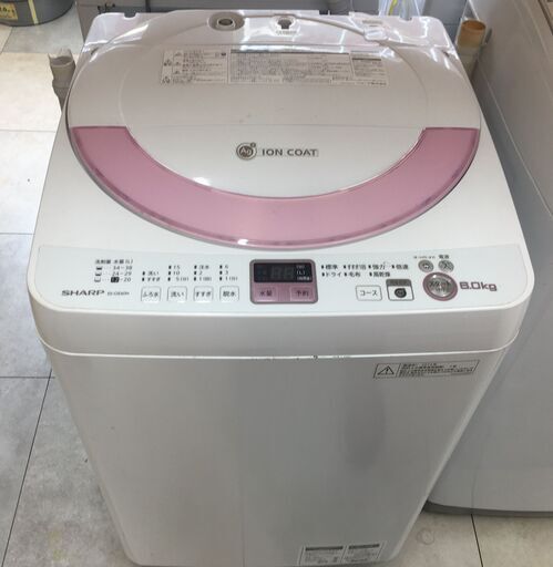 シャープ ES-GE60N 洗濯機 6.0Kg 2013年製 SHARP