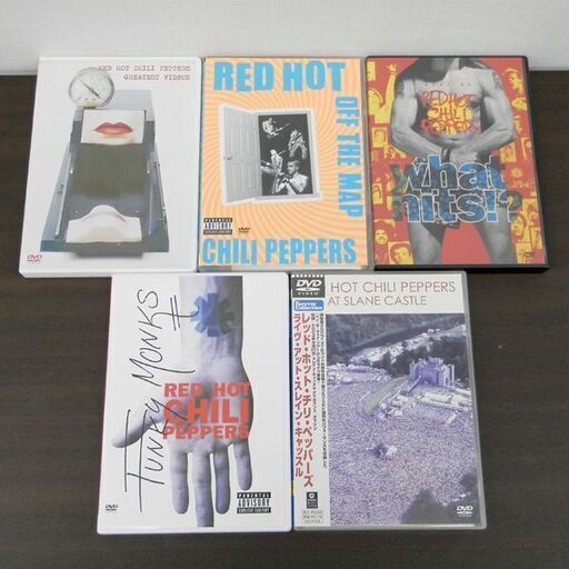 DVD レッド・ホット・チリ・ペッパーズ RED HOT CHILI PEPPERS 5枚セット 札幌 西野