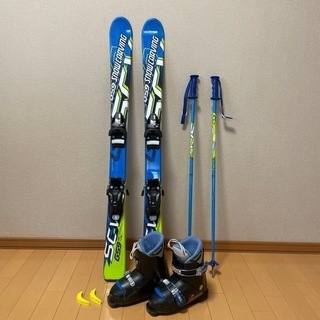 【ネット決済】ジュニアスキー　3点セット男の子　110cm