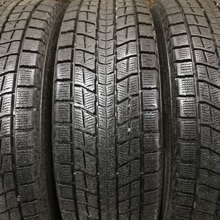 DUNLOP WINTER MAXX SJ8 225/60R18 18インチ スタッドレス 4本 2017年製 バリ溝 エクストレイル エスクード等　(TC278)クレジットカード QRコード決済可能