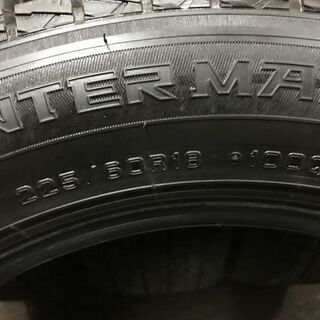 DUNLOP WINTER MAXX SJ8 225/60R18 18インチ スタッドレス 4本 2017年製 バリ溝 エクストレイル エスクード等　(TC278)クレジットカード QRコード決済可能