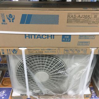 HITACHI ヒタチ 日立 ルームエアコン RAS-AJ36K 10～12畳 室外機付き ...