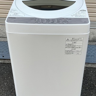 【RKGSE-607】特価！東芝/5kg/全自動洗濯機/AW-5G6/中古/2018年製/当社より近隣地域無料配達