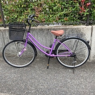 とりあえずすぐ使えます！自転車 紫色