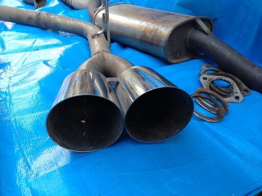 商談中 ランクル80ガソリン車用マフラー 出口２本出し おじさん99 陸前原ノ町のパーツの中古あげます 譲ります ジモティーで不用品の処分