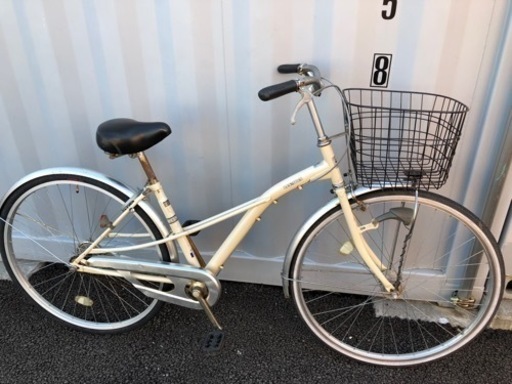 No.225【LEDオートライト,変速なし】☆激安☆ 中古自転車 ママチャリ
