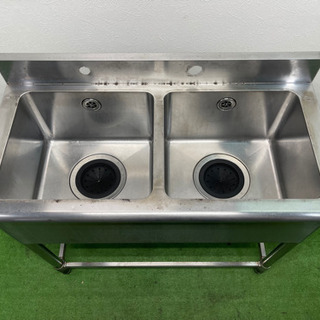 業務用　ステンレス　２槽シンク流し台　厨房　店舗　飲食店　W９００ｘＤ４５０ｘＨ８００ｍｍ-第二弾❗️新品未開封シャーププラズマクラスタースペアフィルター付き加湿空気清浄機未開封新品