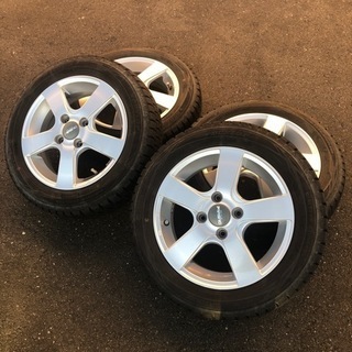 受け付け終了です　155/65R14  スタッドレス＋アルミ4本セット