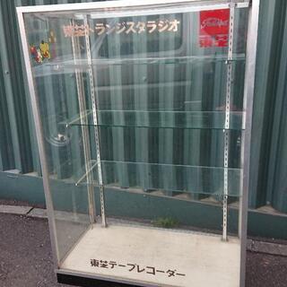 昭和レトロ東芝トランジスタラジオガラスショーケース