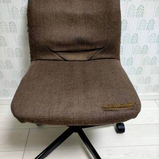【 デスクチェア ワークチェア 】 ブラウン 椅子(SONY製)