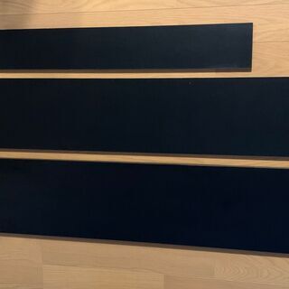 ブラック　化粧合板セット　一部カウンター用脚付き　DIY用　棚板...