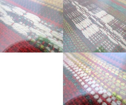 北海道 優佳良織「サンゴソウ」 ユーカラ織 額装 織物 伝統芸術工芸