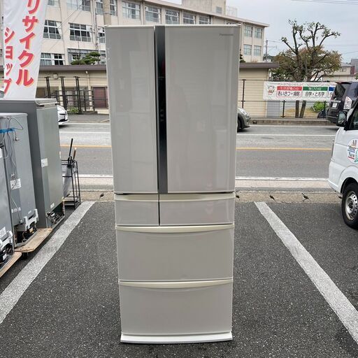 6ドア冷蔵庫 自動製氷 パナソニック 2014年 455L NR-FTF468【安心の3ヶ月保証】自社配送時代引き可※現金、クレジット、スマホ決済対応※