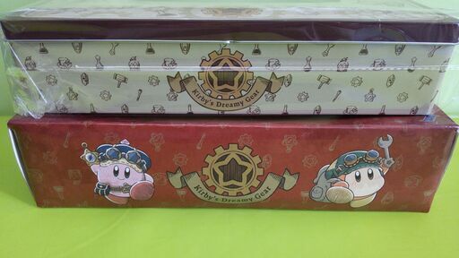 星のカービィ ブリキ缶ティッシュケース　カービィと夢幻の歯車