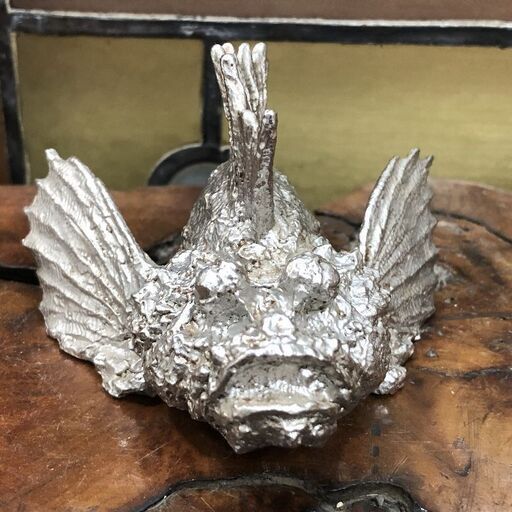 超歓迎 オブジェのオコゼ 虎魚 おこぜ 置物 Www Marinemastertrailers Com