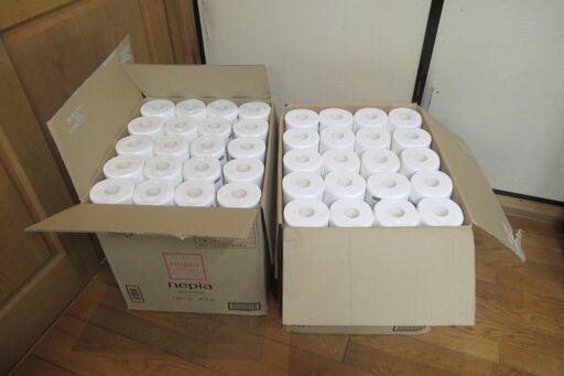 世田谷区近辺配送可能　備蓄美品　160個　トイレットペーパー　ネピア ダブル2枚重ね40m　原産国:日本　王子ネピア