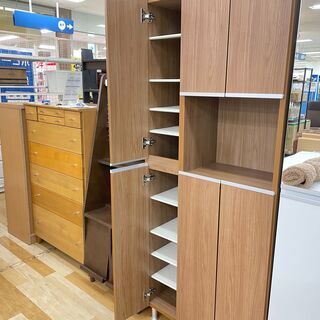 下駄箱 3枚扉 ブラウン【トレファク岸和田店】 【公式通販】