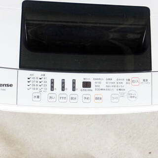 ✨⛄✨冬のクリアランスセール❕✨⛄✨2019年式🎅ハイセンス🎄HW-T45C✨4.5kg🎅全自動洗濯機🎄抜群の洗浄力充実の便利機能!!⛄ステンレス槽!!✨Y-0716-107✨⛄✨