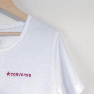 【CONVERSE/コンバース】ワンポイント刺繍ロゴTシャツ（Ｌ）