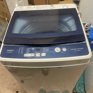 AQUA AQW-BK50G 5kg 洗濯機 2019年製
